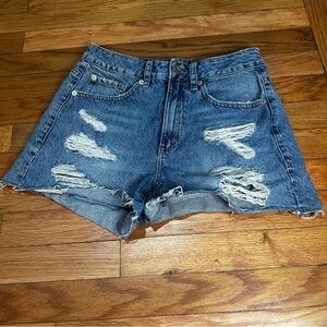 Garage denim mom‎ jeans shorts distressed 5/27